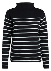 Pieces, Damen Gestrickter Pullover, Schwarz