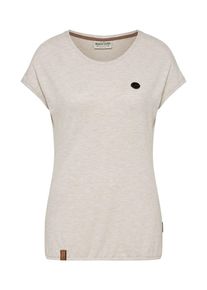 Naketano, Damen T-Shirt 'Rose von Jericho IV', Beige