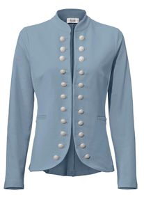 Heine, Damen Jerseyblazer, Rauchblau