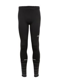New Balance, Herren Tights mit Zippern am Saum, Schwarz