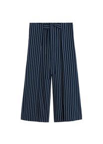 Mango, Damen Hose 'Iowa-h', Ultramarinblau / Weiß