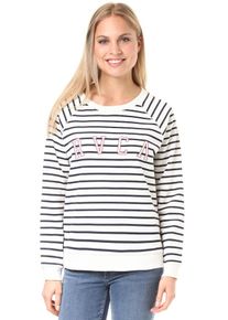 RVCA, Damen Sweatshirt 'Arc Crew', Dunkelblau / Altrosa / Naturwei&szlig;