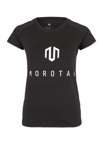 MOROTAI, Damen Sport-Shirt 'NAKA Performance', Schwarz / Weiß