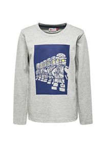 Lego Wear, Shirt 'Glow in the dark', Dunkelblau / Gelb / Graumeliert