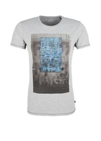 Q/S Designed By, Herren T-Shirt, Hellblau / Grau