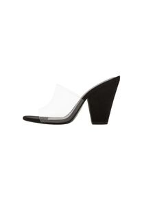Mango, Damen Sandaletten 'Cath', Schwarz / Transparent