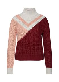 Review, Damen Pullover, Rosa / Weinrot