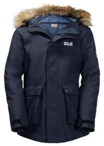 Jack Wolfskin, M&auml;dchen Parka 'ELK ISLAND 3IN1', Blue Denim / Dunkelblau