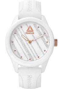 Reebok, Damen Quarzuhr 'Sparkle Run, RD-SPR-L2-PWIP-W3', Gold / Weiß