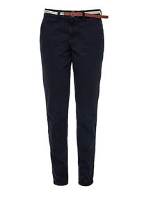 s.Oliver RED LABEL, Damen Hose, Kobaltblau / Braun