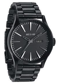 Nixon, Herren Uhr 'Sentry SS All Black A356 001', Schwarz