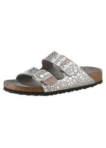 Birkenstock, Damen Pantolette 'Arizona', Silber