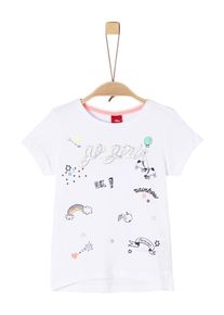 s.Oliver Junior, Mädchen Shirt, Mischfarben / Weiß