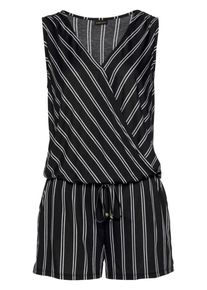 Lascana, Damen Overall, Schwarz / Weiß