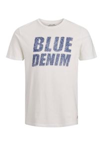 Jack & Jones JACK & JONES, Herren T-Shirt, Blau / Weiß