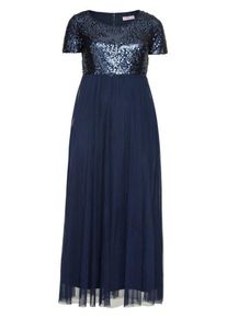 sheego Style, Damen Abendkleid, Marine