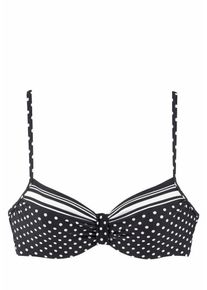 Lascana, Damen Bügel-Top, Schwarz / Weiß