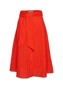 EDITED, Damen Rock in A-Linie 'Lola', Orange / Rot / Orangerot