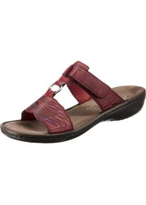Rieker, Damen Pantolette, Dunkelrot