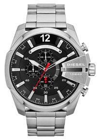 Diesel, Herren Chronograph 'MEGA CHIEF, DZ4308', Schwarz / Silber