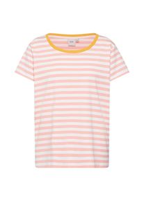 Ichi, Damen Shirt 'THEA', Gelb / Rosa / Weiß