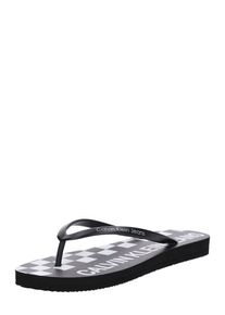 Calvin Klein Jeans, Damen Slipper 'Dori', Schwarz / Wei&szlig;