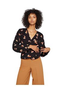 EDITED, Damen Bluse 'Odilie', Senf / Rot / Schwarz