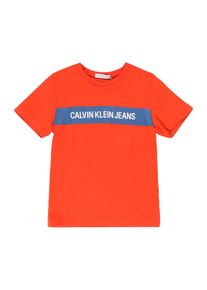 Calvin Klein Jeans, Shirt 'BOX LOGO REGULAR TEE', Orangerot