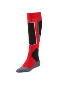 Falke, Herren Socken 'Falke SK4', Graumeliert / Rot / Schwarz