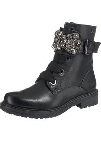 Tom Tailor, Damen Stiefelette, Schwarz
