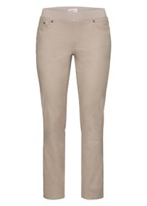 sheego Casual, Damen Schlupfhose, Taupe