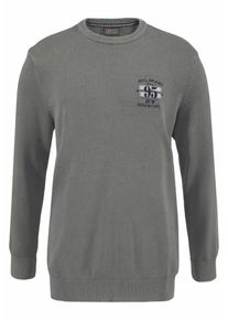 MAN'S WORLD Man's World, Herren Strickpullover, Grau