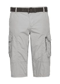 s.Oliver RED LABEL, Herren Cargo-Bermuda, Hellgrau