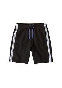 Abercrombie & Fitch Abercrombie & Fitch, Herren Shorts - Hosen 'LOGO TAPE', Schwarz