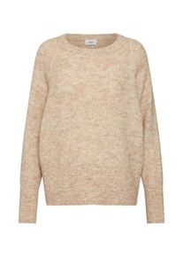 Only, Damen Pullover 'onlHANNA L/S PULLOVER KNT', Sand