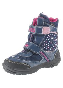 Lico, M&auml;dchen Winterstiefel 'JEWEL', Blau / Blue Denim / Pink
