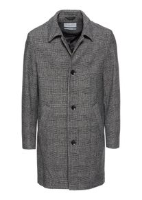 Esprit Collection, Herren Mantel 'Check Mac Coat', Grau