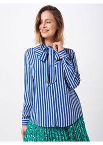 Saint Tropez, Damen Blusen 'STRIPED BLOUSE W TIE', Blau