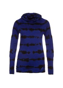 adidas Performance, Damen 'Primeknit Effect' Laufkapuzenshirt, Royalblau / Schwarz