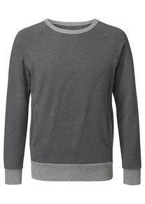 Curare Yogawear, Herren Sweatshirt, Hellgrau / Graumeliert
