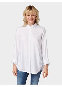 Tom Tailor Denim, Damen Bluse, Weiß
