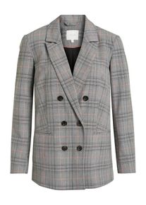 Vila, Damen Blazer, Grau / Melone / Schwarz