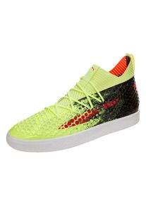 Puma, Herren 'Future 18.1 NETFIT Clyde Street' Fu&szlig;ballschuh, Hellgelb / Rot / Schwarz