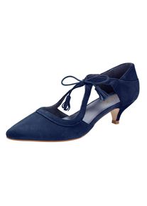 Heine, Damen Schn&uuml;rpumps, Marine