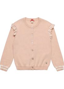 Esprit, M&auml;dchen Strickjacke, Altrosa / Wei&szlig;