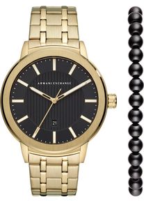 Emporio Armani, Herren Uhr 'AX7108', Gold / Schwarz
