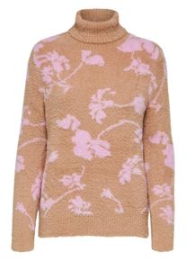 Selected Femme, Damen Strickpullover, Camel / Altrosa