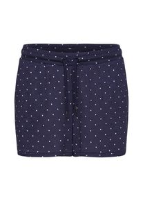 s.Oliver RED LABEL, Damen Shorts, Nachtblau / Wei&szlig;
