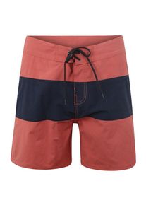 Rip Curl, Herren Badeshorts 'RETRO PANELED 17''', Blau / Rot