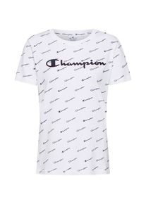 Champion Authentic Athletic Apparel, Damen Shirt 'Crewneck T-Shirt', Schwarz / Weiß